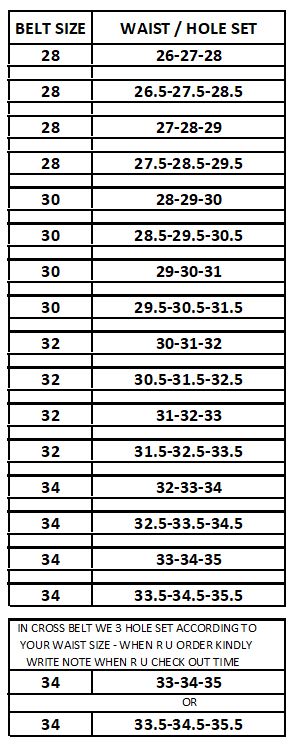 SG CROSS BELT : NPA TAN LEATHER
