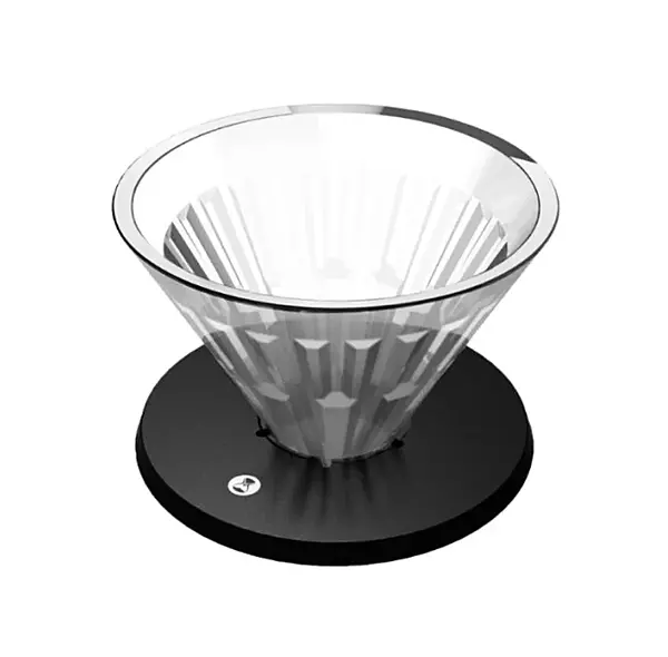 CRYSTAL EYE GLASS DRIPPER 02 PC HOLDER BLACK