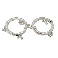 Silver Baby Anklet ( Thanda Kolusu with Salangai )