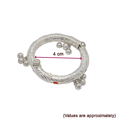 Silver Baby Anklet ( Thanda Kolusu with Salangai ) Silver Baby Anklet ( Thanda Kolusu with Salangai )