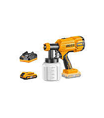 INGCO Lithium-Ion Cordless Spray Gun CSGLI2001 (20V) INGCO Lithium-Ion Cordless Spray Gun CSGLI2001 (20V)