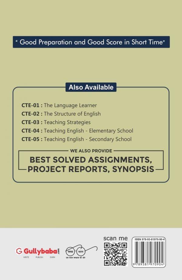 IGNOU CTE-03 - Teaching Strategies, Latest Help Book Edition