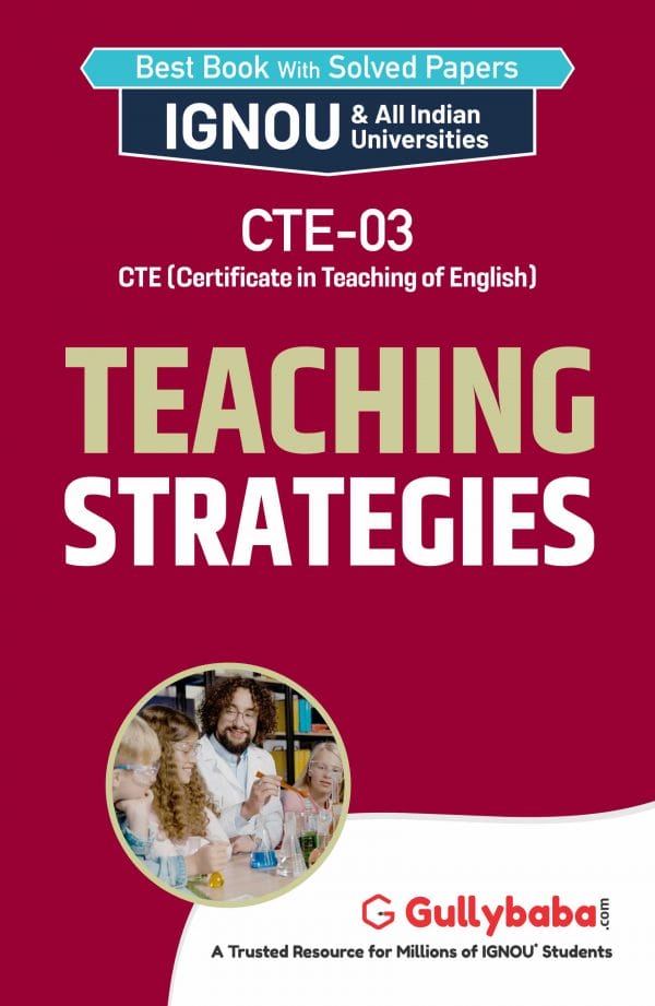 IGNOU CTE-03 - Teaching Strategies, Latest Help Book Edition
