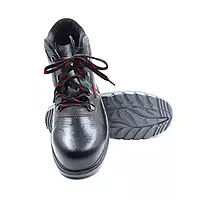 Karam FS21 | Safety Shoe | Steel Toe | GR Leather| Double Density | PU Sole | High Ankle
