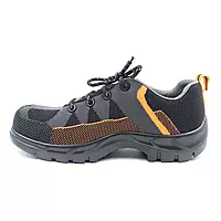 Karam FS-210 | Single Density | Flyknit Sporty | Composite Toe Fabric Safety Shoe | ISI Marked