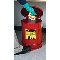 JUSTRITE - 09300 - 10 GAL OIL WASTE CAN RED