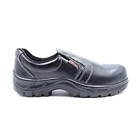 Karam FS04 | Safety Shoe | Fiber Toe | GR Leather| Slip-On | PU Sole