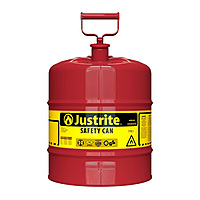 JUSTRITE - 7150100 -5 GAL (19 LTRS) RED TYPE I SAFETY CAN INTL