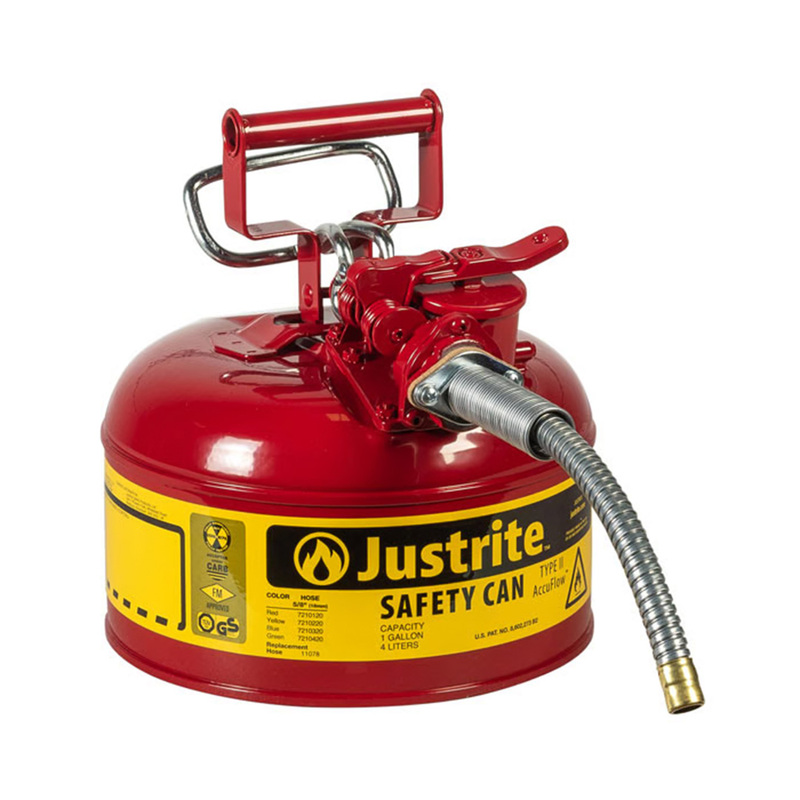 JUSTRITE - Model No: 7210120 - 1 GAL SAFETY CAN W/HOSE