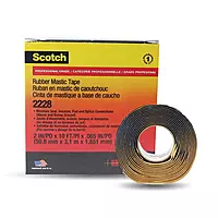 3M Scotch Rubber Mastic Tape 2228, Size : 2 In x 10Ft (50.8mm x 3.8m) – Mastic Tape for Insulation