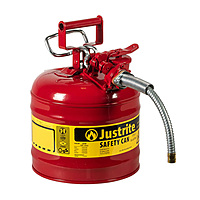 JUSTRITE Model No: 7220120 - 2 GAL SAFETY CAN W/HOSE