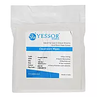 Yessor Wipes | Lint Free Cloth | 110GSM | Colour : White | Size : 9" x 9" | Model - 110R
