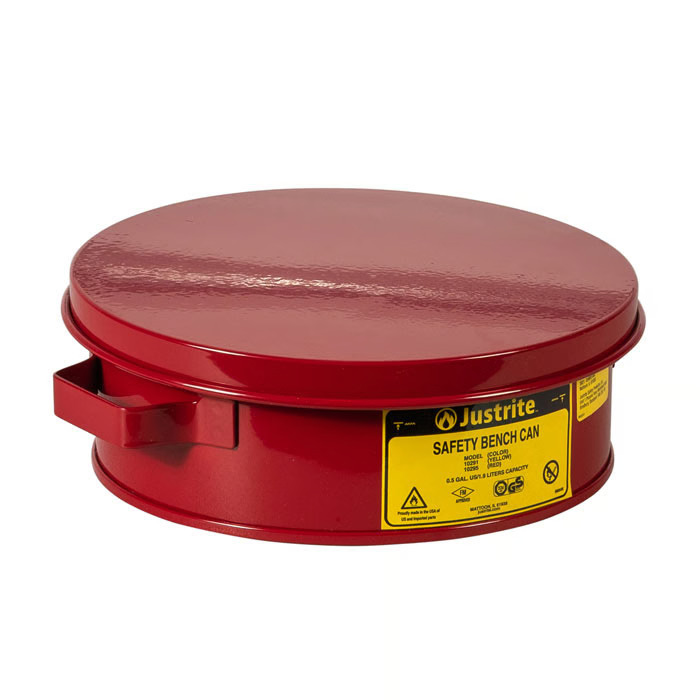 JUSTRITE - 10295 - 2 QT (2 LTR.) BENCH CAN