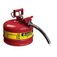 JUSTRITE - Model No: 7225130 - 2.5 GAL - SAFETY CAN W/HOSE