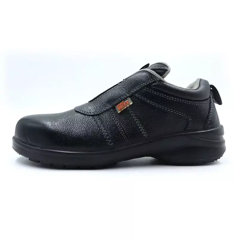 Allen Cooper 7178 | Ladies Safety Shoes | SlipOn | Plain Upper Leather | Steel Toe | Double Density