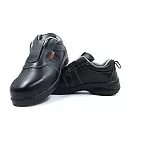 Allen Cooper 7178 | Ladies Safety Shoes | SlipOn | Plain Upper Leather | Steel Toe | Double Density