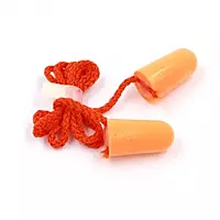 3M 1110 | Ear Plugs Corded | PVC Foam | Disposable Earplugs