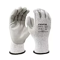 Karam Gloves Valpro Ranger | Frontier-Cut Resistant | 13gg Nylon/Glass with Grey | PU Coating On Palm | Model: FT501