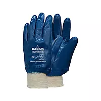 Karam Gloves | Techtion Heavy Duty | Nitrile Fully Coated | Jersey Fleeced Lined With Cuff | HS201(SC)