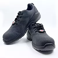 ACME Safety Shoe | Composite Toe |Upper Synergy Proflex Black | Grey Water repellent | Midsole - Polyurethane | Model: VELO