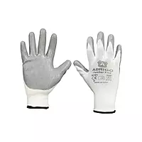 ABRIGO GLOVES | 13G | Polyester Nitrile Coated on palm | Model: N-101
