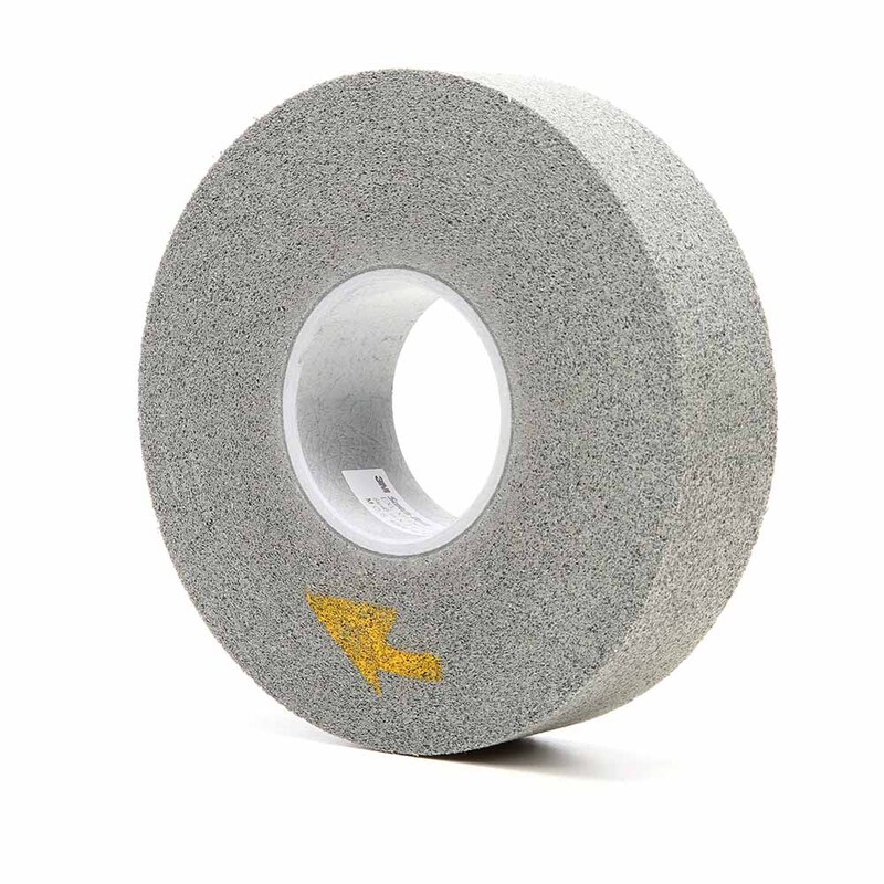 3M Scotch Brite EXL-XP Deburring Wheel, 8 x 1/2 x 3 9S FINE