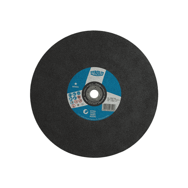 Tyrolit - 14" Cutoff Wheel - Size : 355mm x 2.8mm x 25.4mm, Basic (Grade No - 34322129) Tyrolit - 14" Cutoff Wheel - Size : 355mm x 2.8mm x 25.4mm, Basic (Grade No - 34322129)