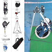KARAM PN 654 | Confined Space Entry Kit with Tripod | Karam Tripod Kit | Rescue Kit for Confined Space Karam