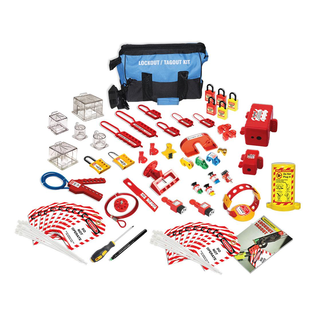 ESQUARE - Electrical Dept| Lockout & Tag Out Kit | 32 Items