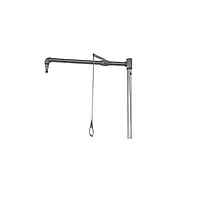 UNISAFE - US-SS-05 | Eye Wash Fountain & Shower Combination | Hand Operated with SS pipes and Acc | ISI Mark