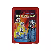Fire Escape Respirator | Aluminised hood approved | EN 140 1998