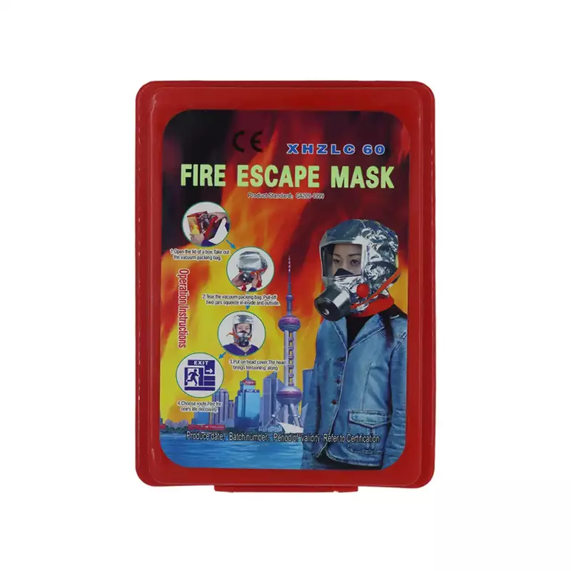 Fire Escape Respirator | Aluminised hood approved | EN 140 1998