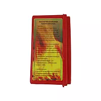 Fire Escape Respirator | Aluminised hood approved | EN 140 1998
