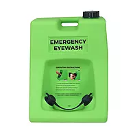 Eye Wash Station Portable – 65Ltrs Green Polyethylene Tank, Wall Mounted (Without Water Preservator)