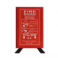 Fire Blanket | Glass Fibre | Single Layer | Size: 1.8mtr x 1.8mtr
