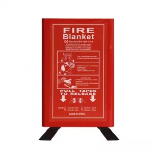 Fire Blanket | Glass Fibre | Single Layer | Size: 1.8mtr x 1.8mtr