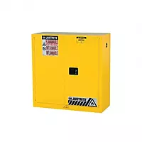 JUSTRITE 8930001| Safety Cabinet | 30 Gal Manual Closing | Double Door with 1 Shelves