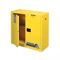 JUSTRITE 8930001| Safety Cabinet | 30 Gal Manual Closing | Double Door with 1 Shelves