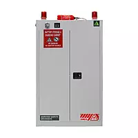 Lithium Battery Storage/Charging Cabinet | Manual closing | Double door with 2 shelves | Model: SRVM0045 