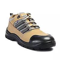 Allen Cooper 9005 | Double Density Upper Buff Nubuck/CG Leather Sole Safety Shoe | Steel Toe