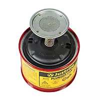 JUSTRITE | STEEL PLUNGER CAN | RED -10108 | 1 LTR