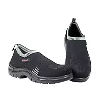 Karam FS-208 | Single Density | Flyknit Sporty | Composite Toe Fabric Safety Shoe | ISI Marked
