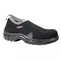 Karam FS-208 | Single Density | Flyknit Sporty | Composite Toe Fabric Safety Shoe | ISI Marked