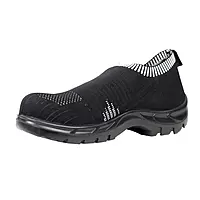 Karam FS-208 | Single Density | Flyknit Sporty | Composite Toe Fabric Safety Shoe | ISI Marked