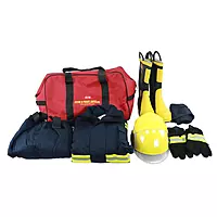 Nomex | Fire Fighter Jacket&Trouser | With Hood,Gloves,Helmet,Boot & Bag | EN469:2005 | SYSTEM PROTECSAFE