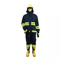Nomex | Fire Fighter Jacket&Trouser | With Hood,Gloves,Helmet,Boot & Bag | EN469:2005 | SYSTEM PROTECSAFE