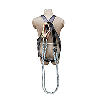 Karam | KI01 Full Body Harness Class A PN 351 2mtr. PP Double Lanyard | PN 131 Hook - ISI Marked