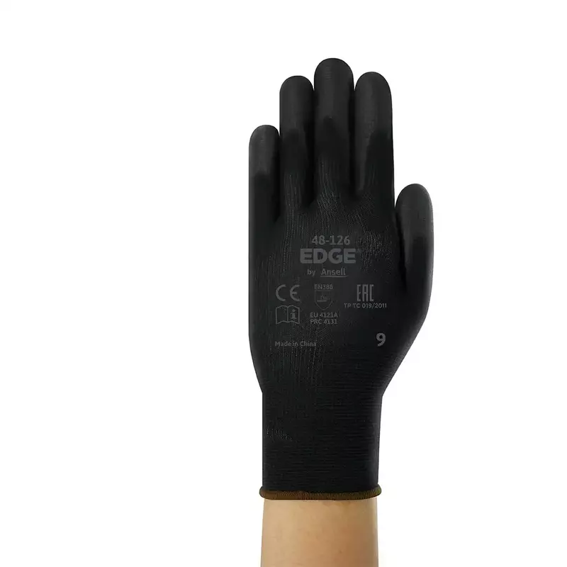 Ansell | Edge 48-126 | 15G Polyester Liner | PU Coated | EN388:4121A