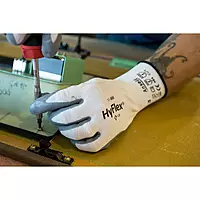 Ansell | HyFlex 11-800 | Nylon Liner | Grey Nitrile Palm Coated| CE -EN388 -3131