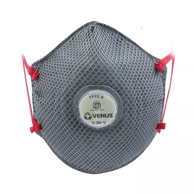 Venus | V-90 SLOV FFP2S Net Mask - Grey | Pack of 10
